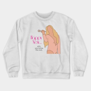 Mariah Carey Happy New Year Performance Meme Crewneck Sweatshirt